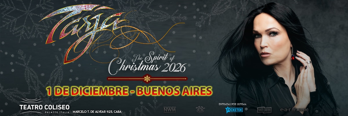 Tarja Turunen en Argentina 2026: The Spirit of Christmas en el Teatro Coliseo