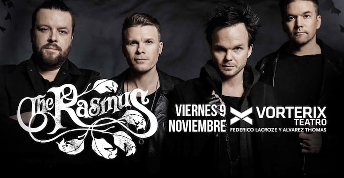 The Rasmus en Argentina (Teatro Vorterix): Precios, horarios y entradas