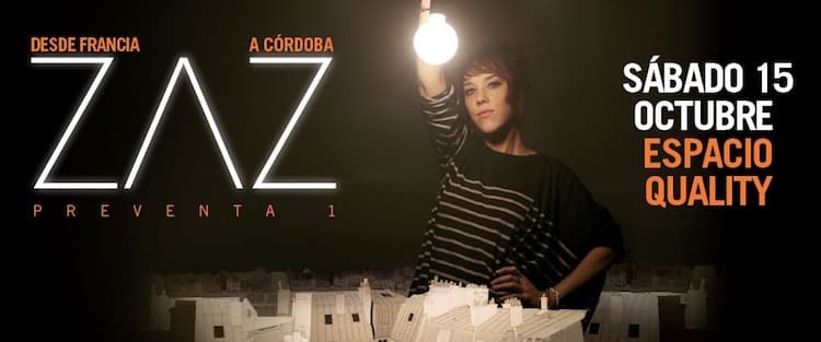 Zaz en Córdoba 2016: Precios y entradas en venta