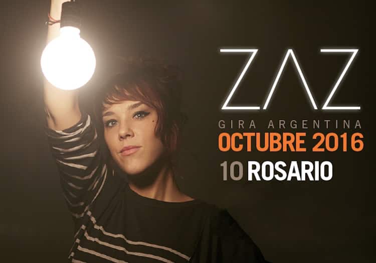 Zaz en Rosario 2016 (Metropolitano): Precios y entradas en venta