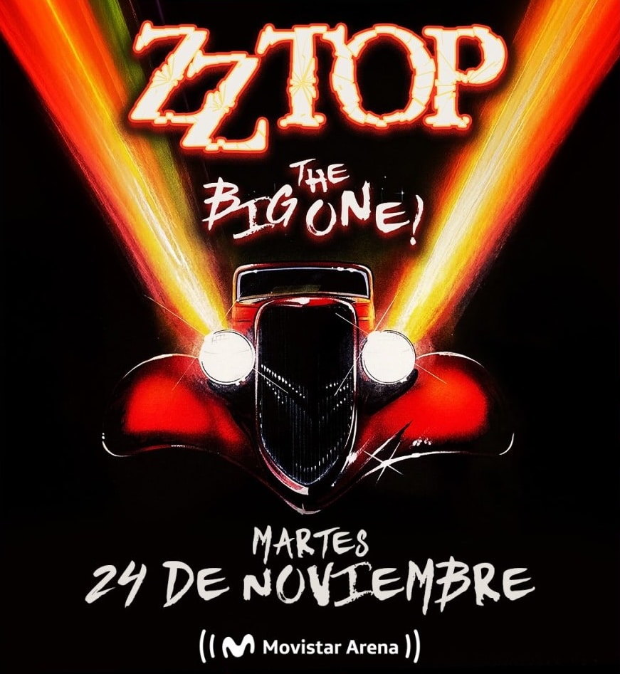 ZZ Top en Argentina 2026: Movistar Arena de Buenos Aires